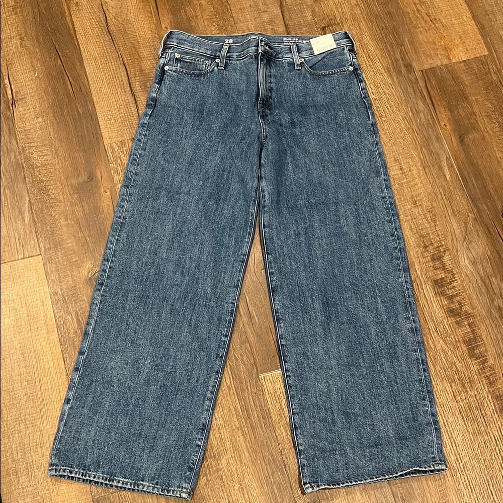J. Crew ‘84 Low Rise Wide Leg Jeans 28 NWT